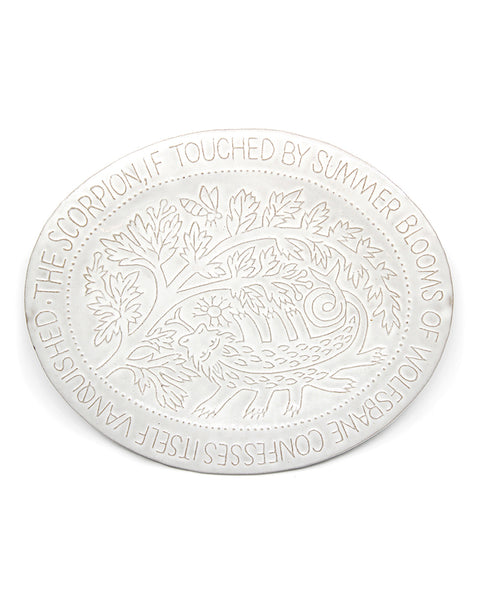 Wolfsbane & The Scorpion (Handmade Platter)