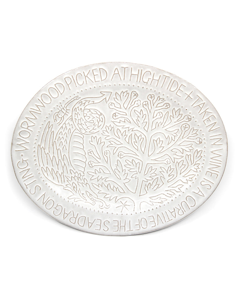 Wormwood & The Seadragon (Handmade Platter)