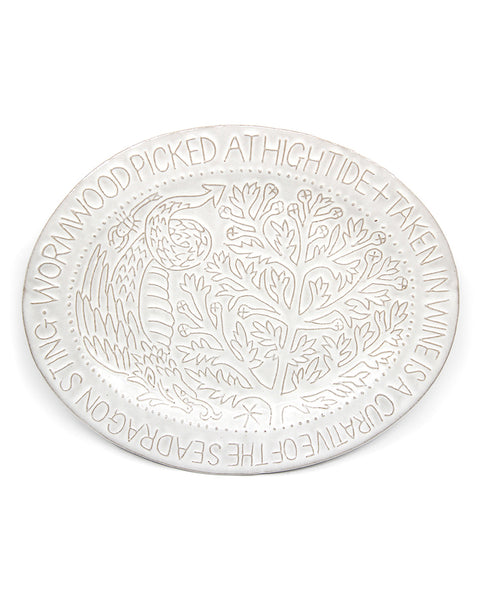 Wormwood & The Seadragon (Handmade Platter)