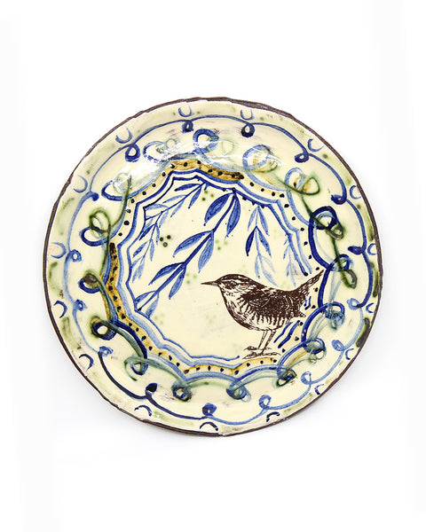 Wren I (Large Handmade Plate)