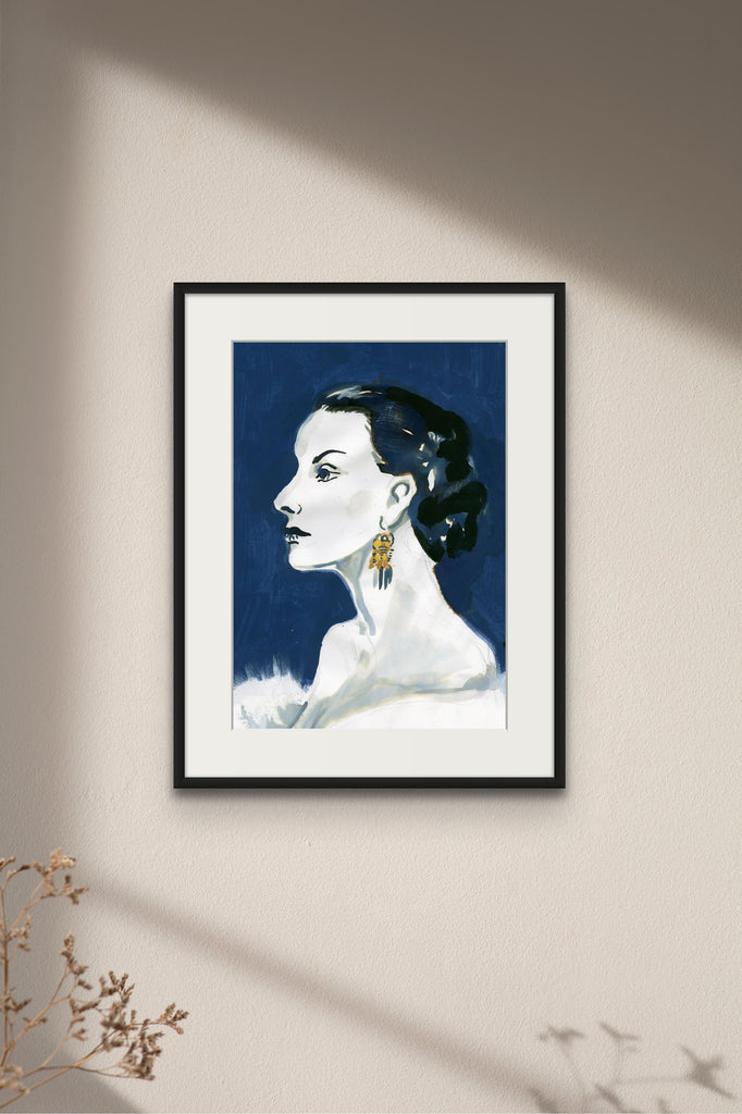 Painted Portrait - Yma Sumac – THE SHOP FLOOR PROJECT ltd