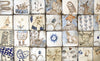 Medieval Tapestry Blemmyae (Handmade Tile)