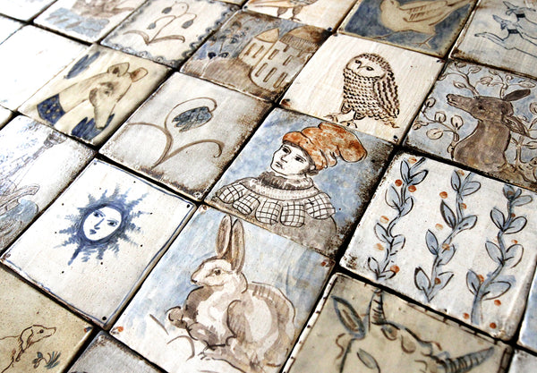Tapestry Flock of Sheep (Handmade Tile) – THE SHOP FLOOR PROJECT ltd