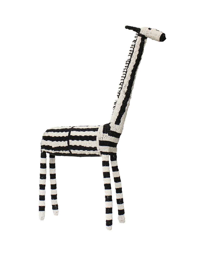 Monochrome Striped Giraffe