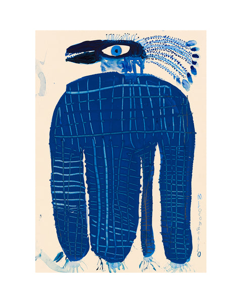 Blue Works: Unknown Creatures No.5 (Print)