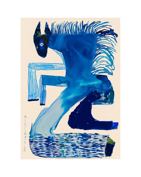 Blue Works: Unknown Creatures No.4 (Print)
