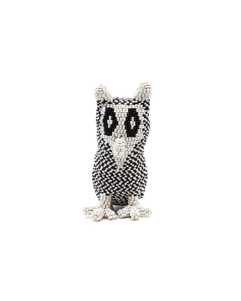 Little Owl (Monochrome Zig Zag)