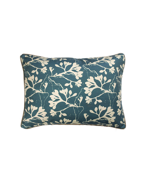 SALE: Seaweed Cushion Cover | Deep Sea Blue
