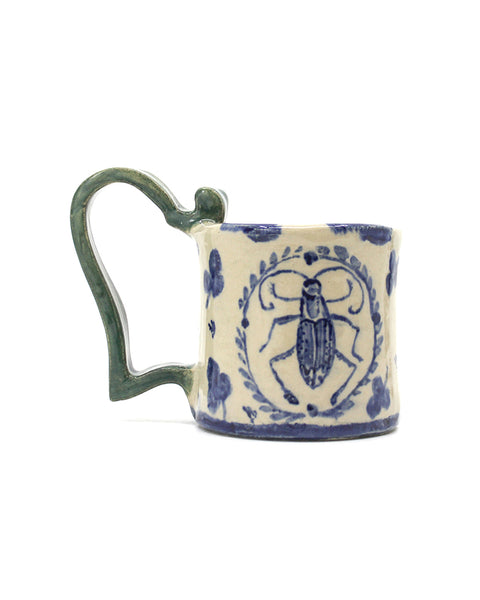 Beetle and Clover Cup (Green)