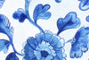 Blooming Blue (Large Original Painting, Framed)