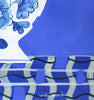 Blooming Blue (Large Original Painting, Framed)
