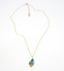 SALE: Bumble Bee Necklace (Aquamarine)