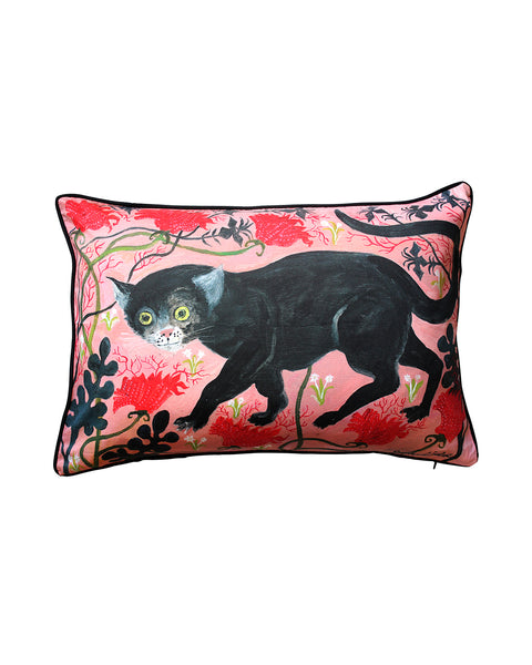 Large Cushion cover: Black Cat