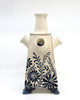 Cobalt Meadow Hand-built Vase with Spout Lid