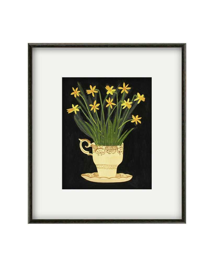 Daffodils I (Original Framed Collage)