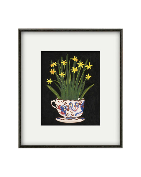 Daffodils II (Original Framed Collage)