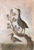 Original Framed Painted Panel - Pair of Birds