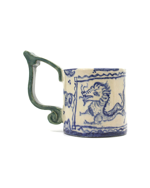 Dragon and Clouds Cup (Green)