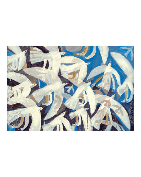 Flock of Doves (Limited Edition Print)