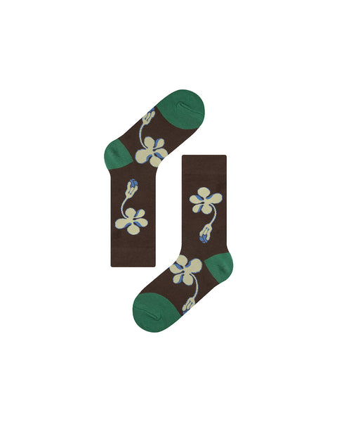 FLOWERS ankle socks