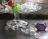 Glass Sweet Decorations (Set of 5 Clear)