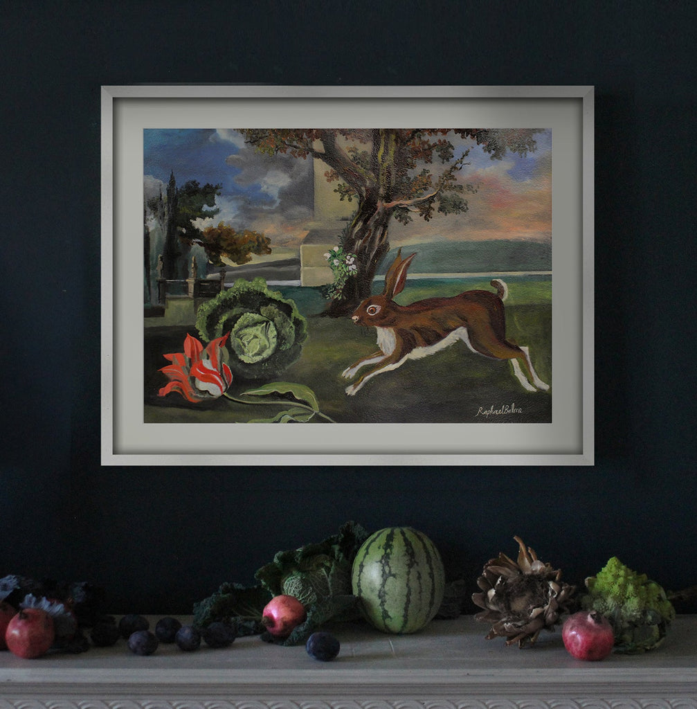 Cabbage Rabbit Hare Hare and Cabbage (Limited Edition Print) – THE SHOP FLOOR PROJECT ltd