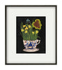 Heuchera and Daffodils (Original Framed Collage)