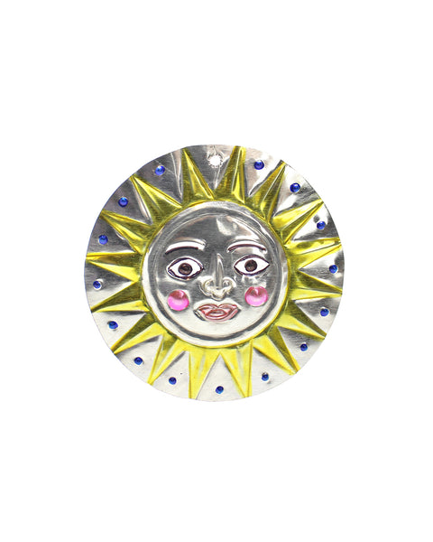 Tin Decoration Sun Face