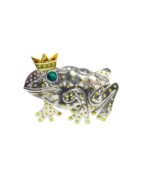Tin Decoration Frog Prince
