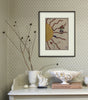 A Very Hot Day - Original Embroidery (Framed)