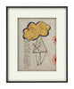 The Rain Cloud - Original Embroidery (Framed)
