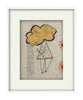The Rain Cloud - Original Embroidery (Framed)