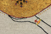 Three Golden Seeds - Original Embroidery (Framed)