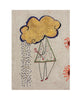 The Rain Cloud - Original Embroidery (Framed)
