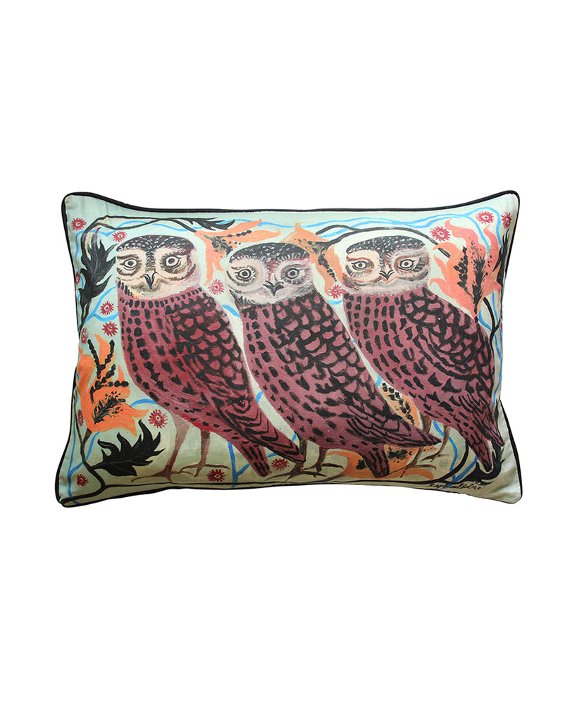 Large Cushion cover: Three Owls