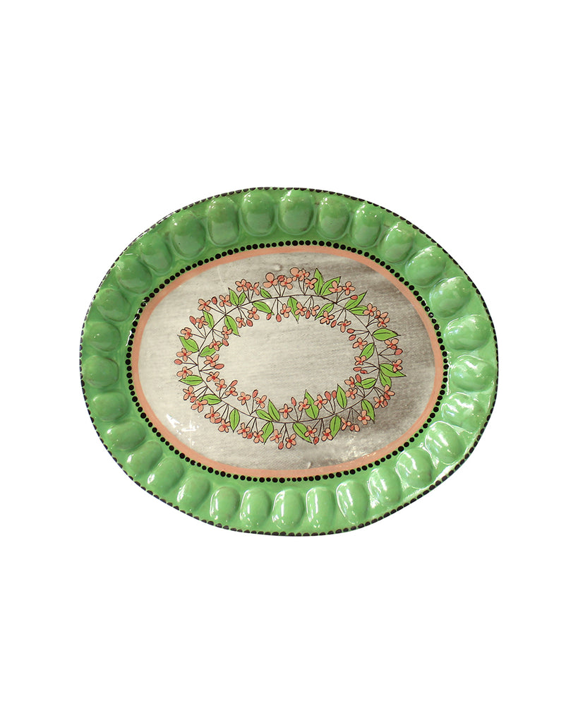 Oval Platter (Blossom Garland)