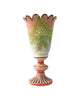Pedestal Vase (Leaf Garland)