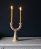 Pink Oak Trees (Double Candelabra)