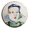 Painted Face Plate: Don Felipe