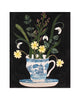 Primroses and Snowdrops I (Original Framed Collage)