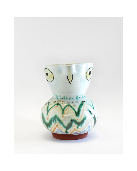Round Eyelash Bird Vase