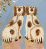 Staffordshire Pottery Dog Still Life (Original Unframed Painting)