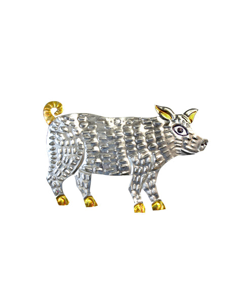 Tin Decoration Boar