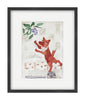 The Fox and the Grapes (Original Framed Collage)