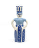 The Queen Candle Holder (Blue Stripe)