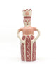 The Queen Candle Holder (Pink Stripe)