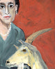 Virginia Woolf & Goat (Print)