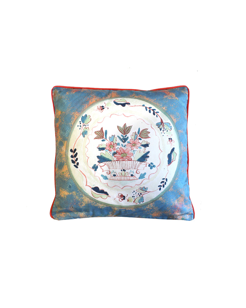 Delft Flowers Cushion Cover