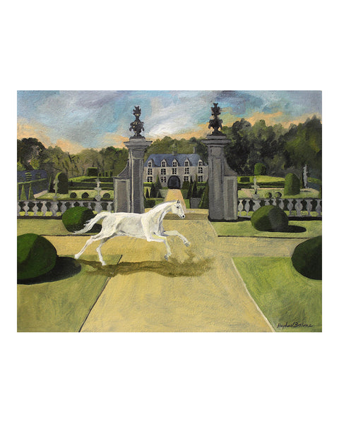 OIL PAINTING | The White Horse