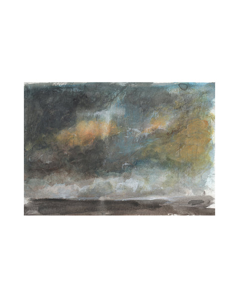 Original Framed Painting - Storm Cloud Study V